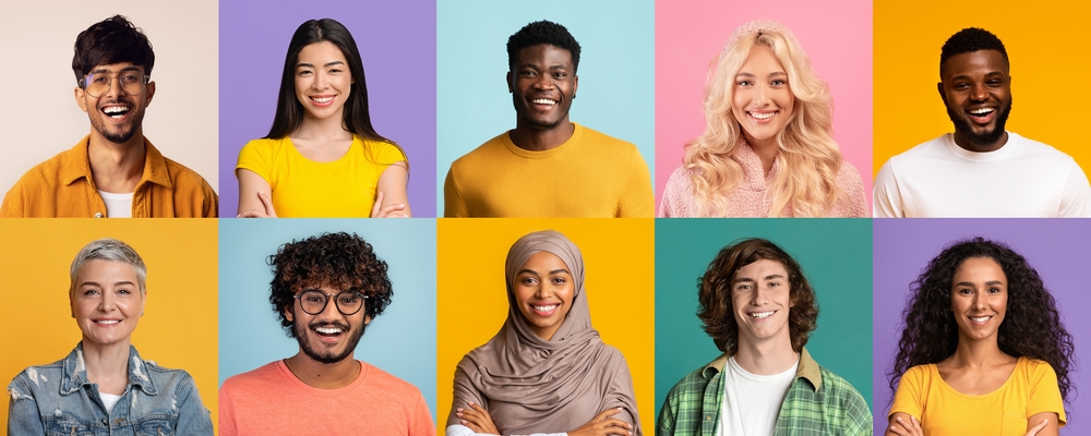 Image of a collage of diverse faces.