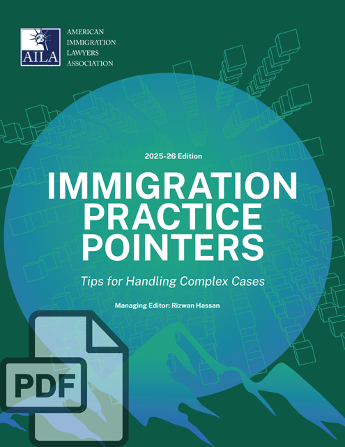 Immigration Practice Pointers, 2025-26 ed.